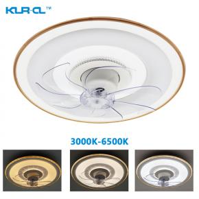 Modern cooling dimmable Tuya led ceiling fan light 	