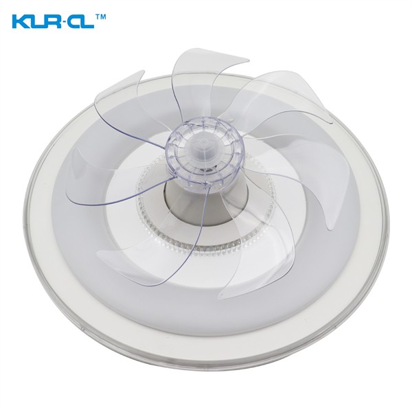 wall mounted brushless motor 2.4G wireless control led ceiling light with a fan 	