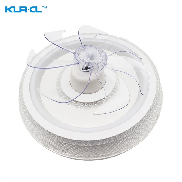 cold white nature white warm white night light invisible ABS blade IR-remote control ceiling fan with light for kids 	