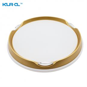 Modern  low profile Gold and white intelligent Digital led ceiling light	