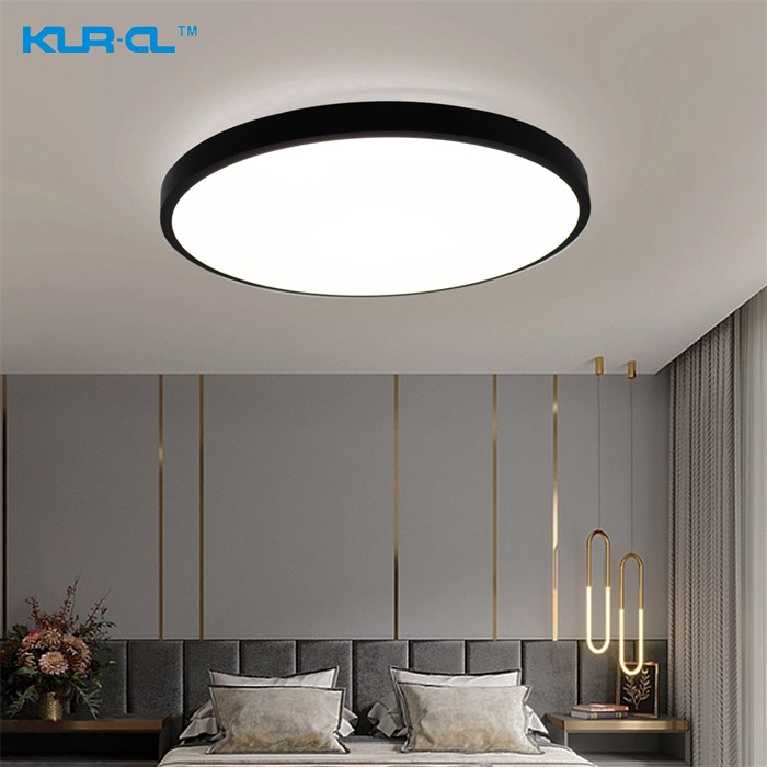 Scandinavian style minimalist black and white 2.4G wireless control interior led ceiling light	