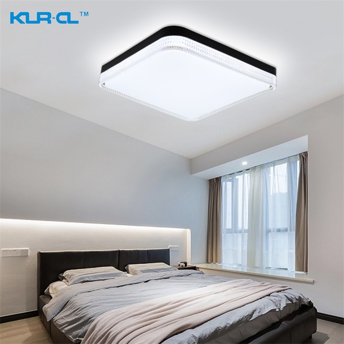 Modern black and gold decorative intelligent Digital led bedroom ceiling light	